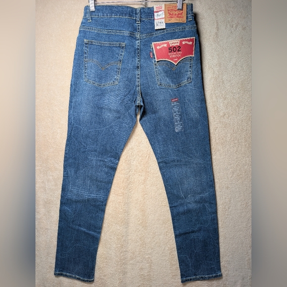 NWT Levi's 502 Regular Taper Stretch Size 20 Regular 30Wx30L Mid Rise NWT Casual - Picture 7 of 10